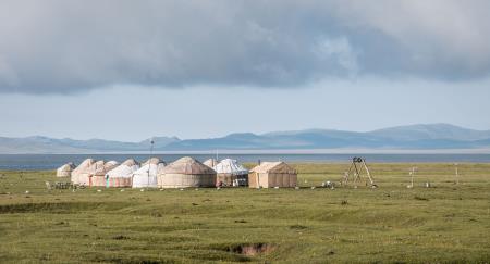 Kirgizistan in Kazahstan